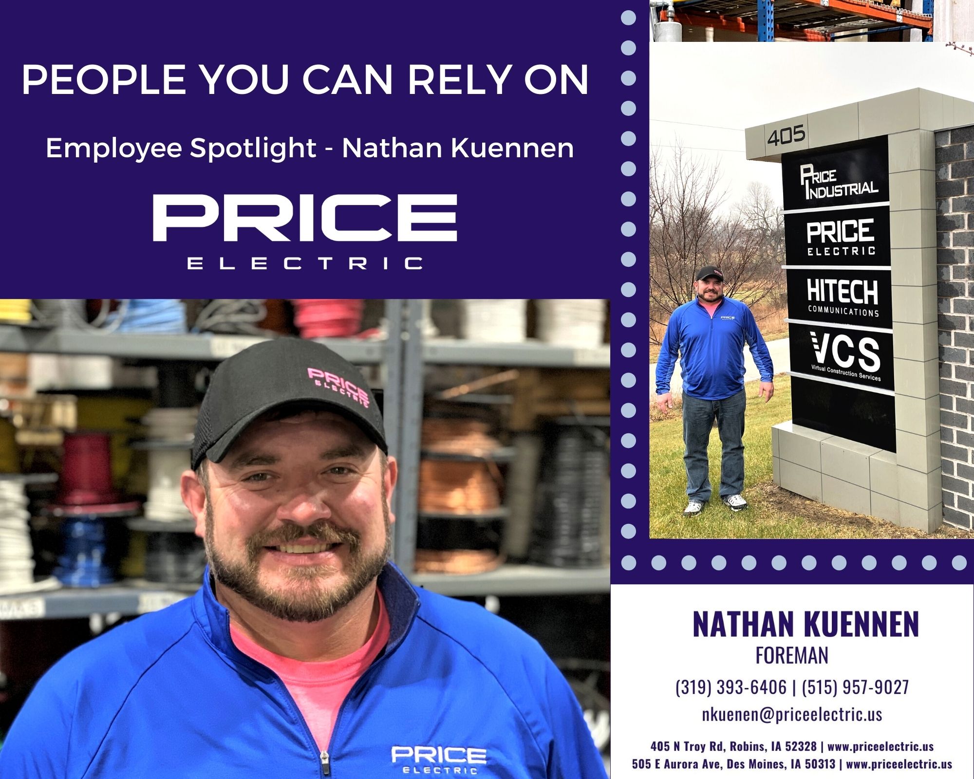 Meet Price Electric's Large Project Foreman