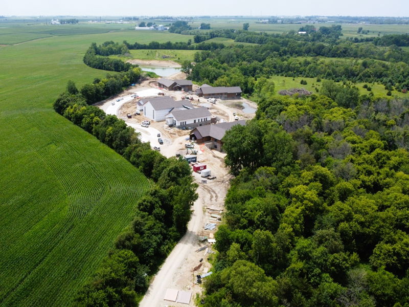 Aerial View of the YSS Youth Camp